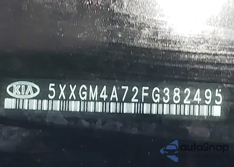 2015 Kia Optima Lx from USA, damaged, VIN 5XXGM4A72FG382495